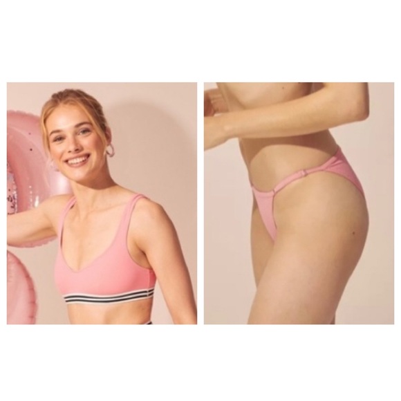 Solid & Striped Flamingo Pink Bikini Set, Katie Top & Lulu Bottom, NWT - Picture 5 of 15